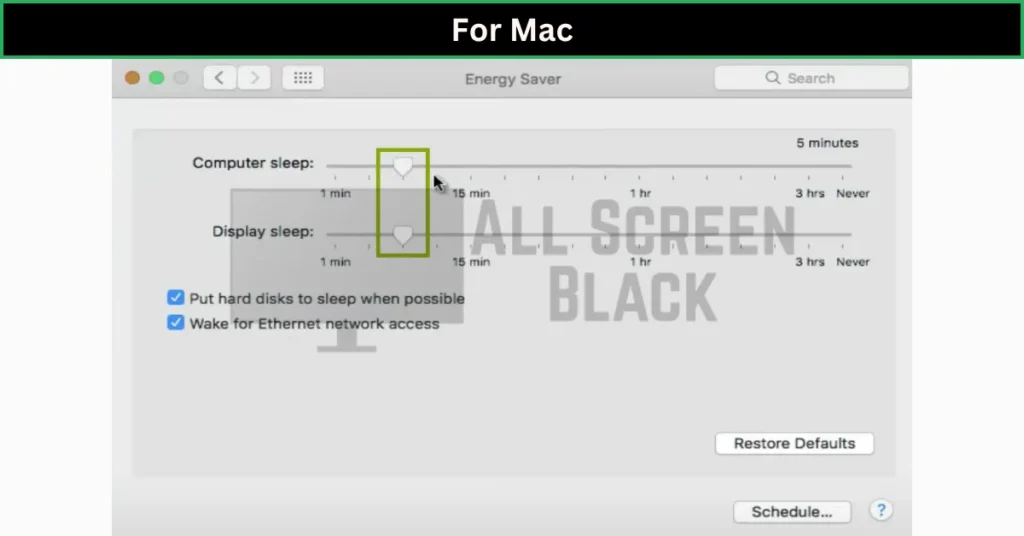 All Black Screen