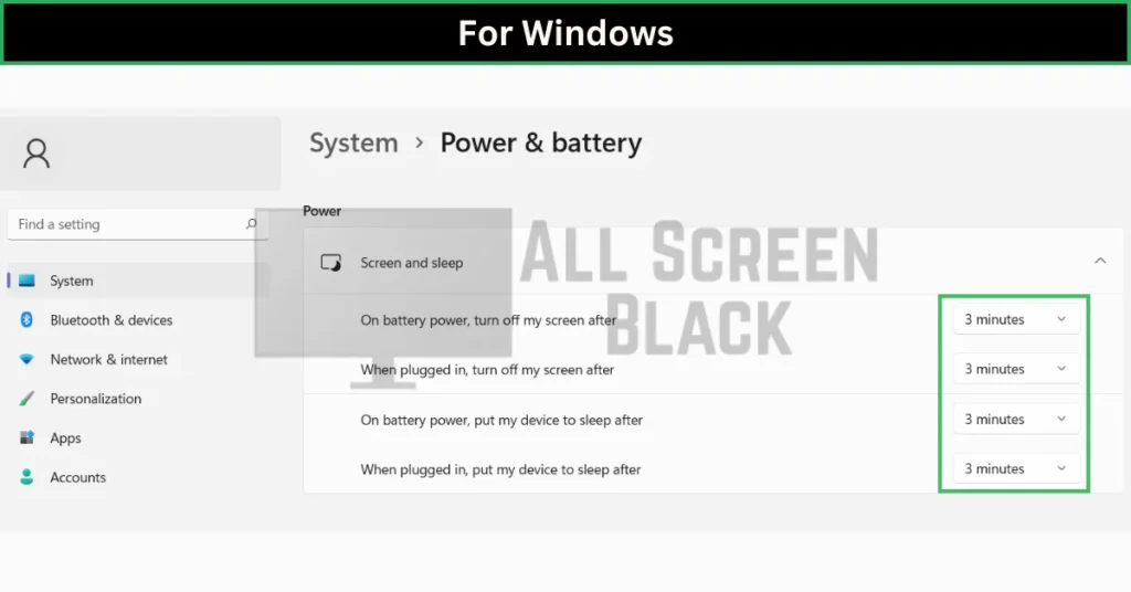 All Black Screen Windows