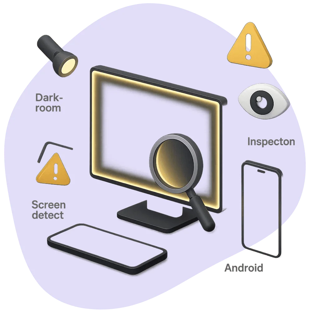 Backlight Bleed Test & Screen Bleeding Test Android