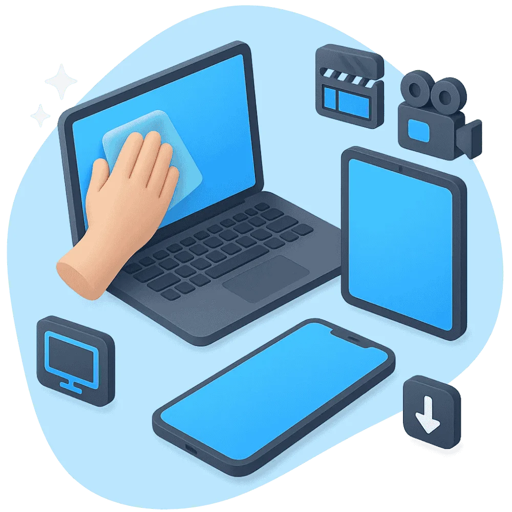 Blue Screen Background - Fullscreen Online Tool