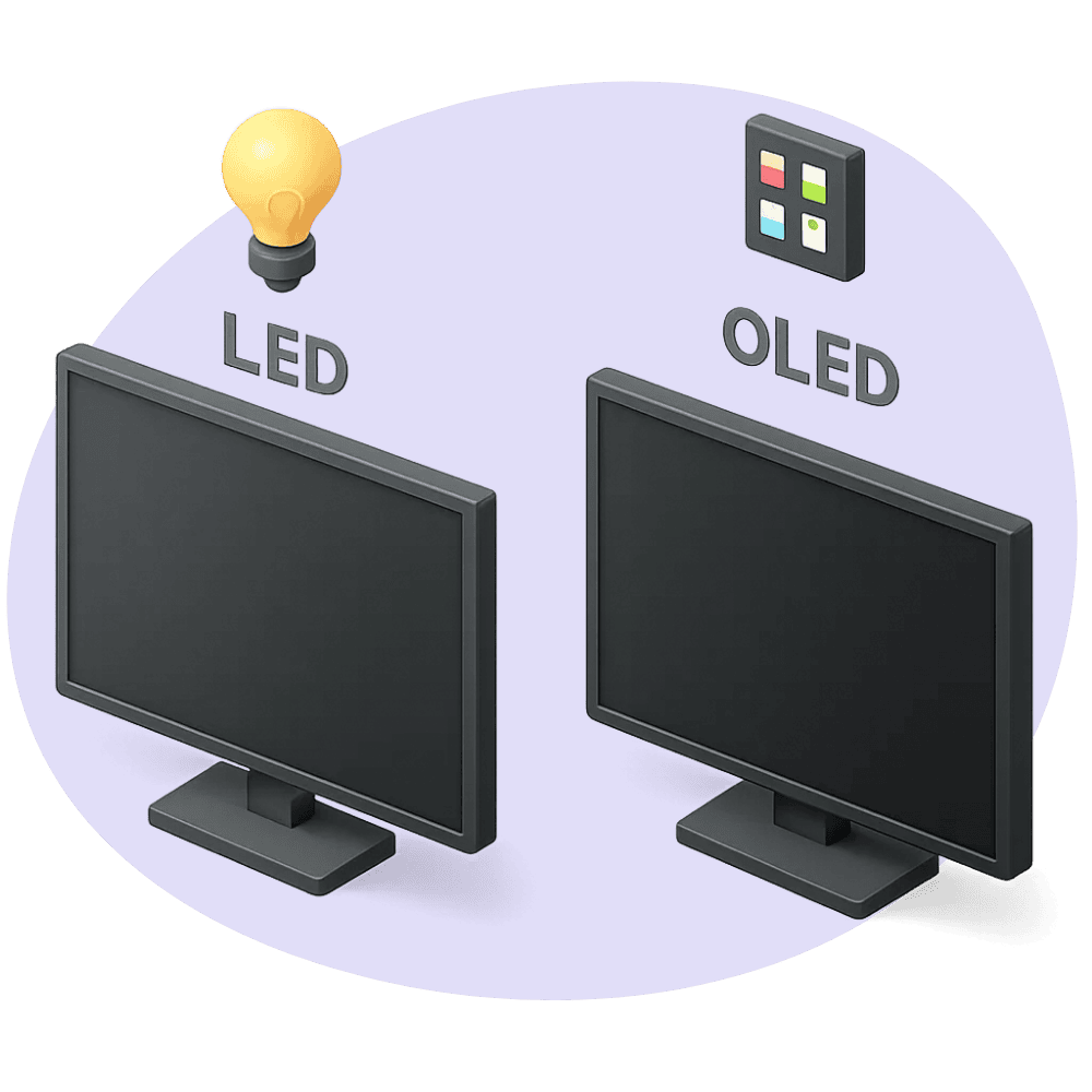 Home 3 Difference Between LED and OLED Displays
